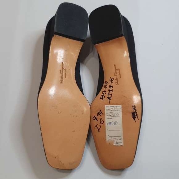 NEW Salvatore Ferragamo Vintage Tours Slip on Bla - Picture 9 of 9